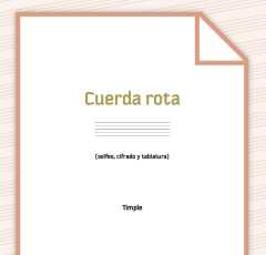 Cuerda rota