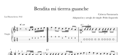 Bendita mi tierra guanche PARTITURA PDF - Imagen 3