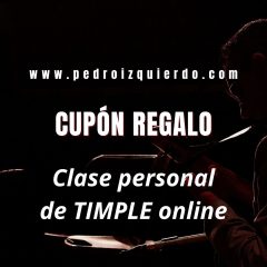 Cupón clase online de timple