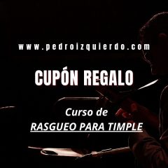 Cupón regalo Curso de "Rasgueo para timple"