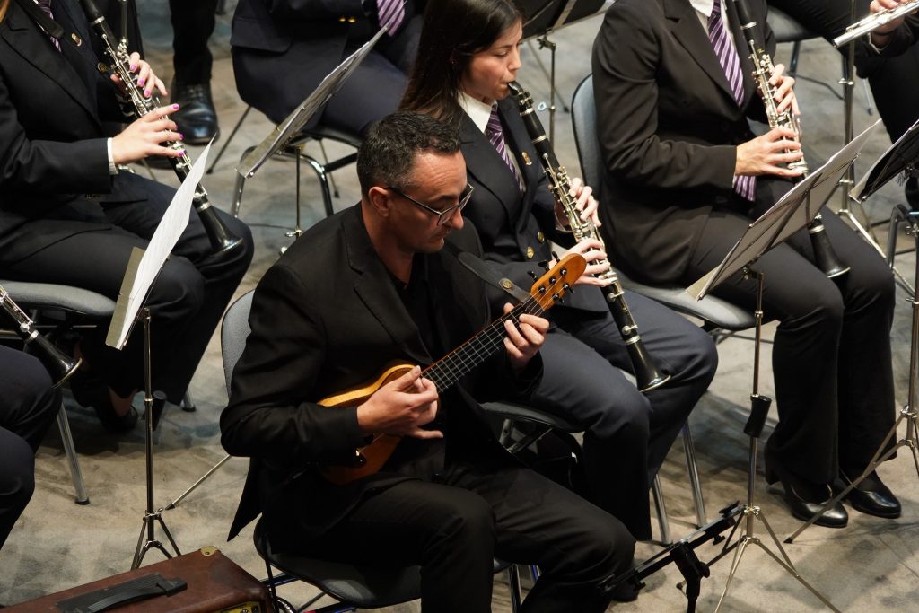 Pedro Izquierdo y la Banda de música de La Matanza de Acentejo