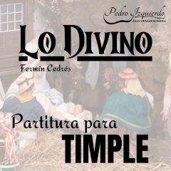 Lo Divino partitura PDF para timple