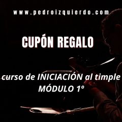 Cupón Curso iniciación al timple módulo 1º